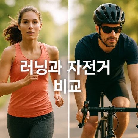 러닝과 자전거 비교 (운동효과, 칼로리, 다이어트 팁)