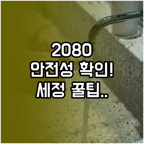 2080 치약 안전성 확인 및 효과적..