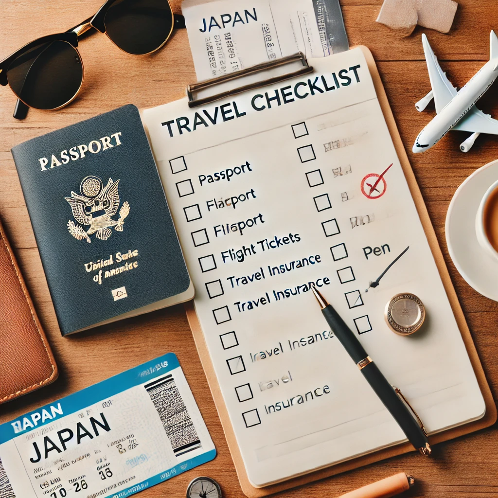 일본 여행 체크리스트 이미지