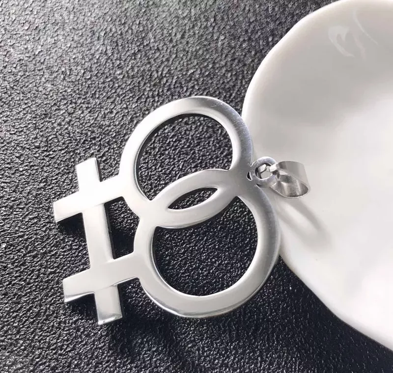 레즈비언 심볼 팬던트