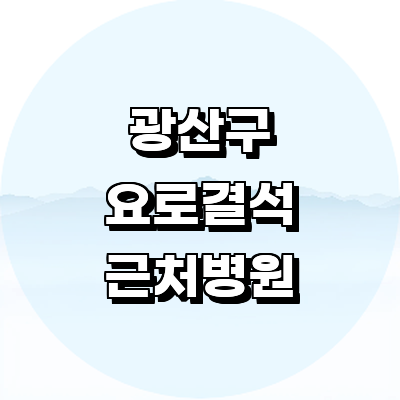 광주 광산구 요로결석 병원