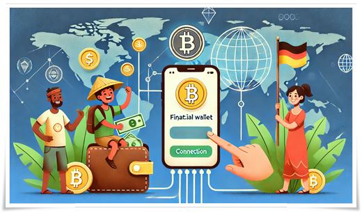 디지털 지갑을 사용하는 원격 지역 주민