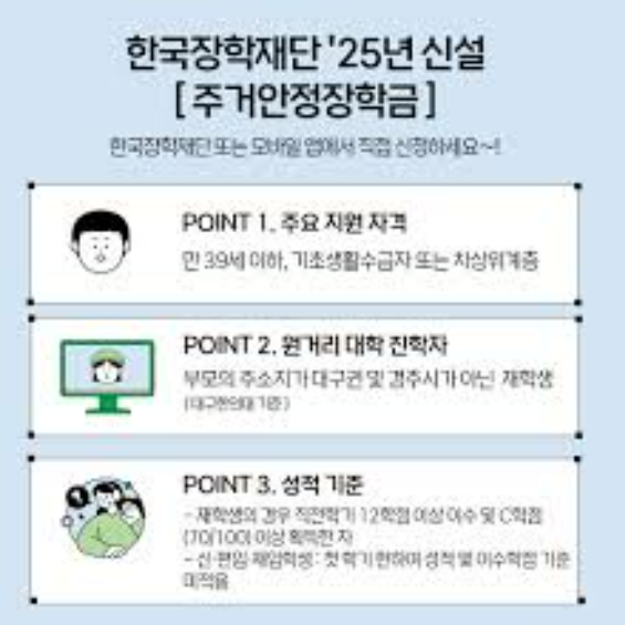 주거안정장학금 신청방법 및 혜택 총정리