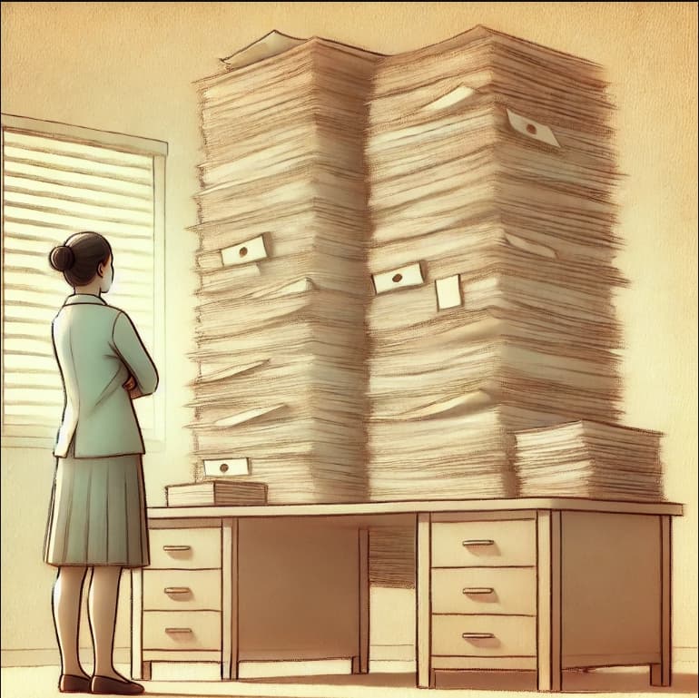 업무 부담 앞에서 시작을 망설이는 사람