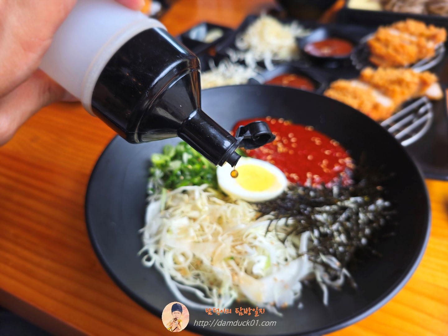 비빔소바정식