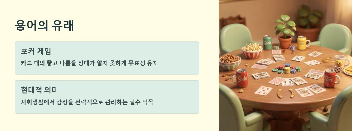 포커 페이스 뜻