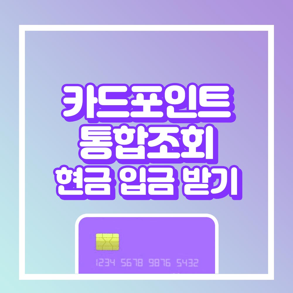 카드포인트 통합조회