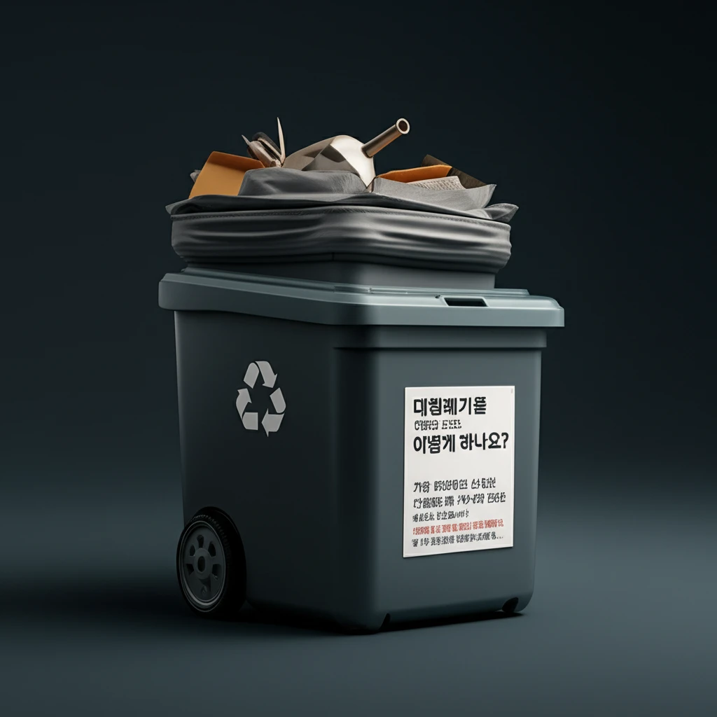 서대문 홍제동 대형폐기물, 수거 거부..