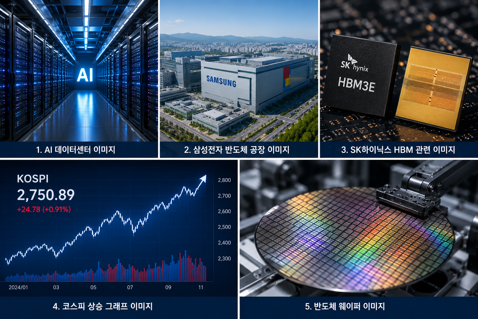 삼성전자와 SK하이닉스가 이끄는 한국 증시