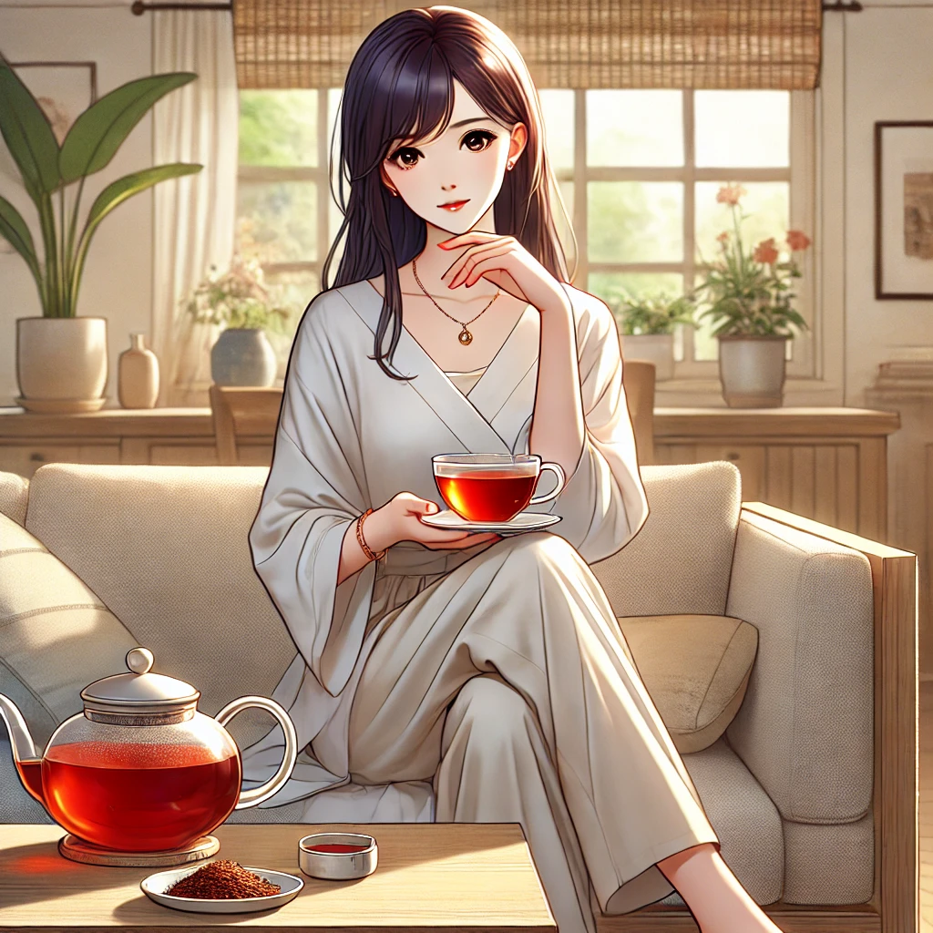 “카페인 없이 붉게 우러나는 기적” — 루이보스 차의 장점, 주의점, 맛있게 마시는 법까지 완벽 정리