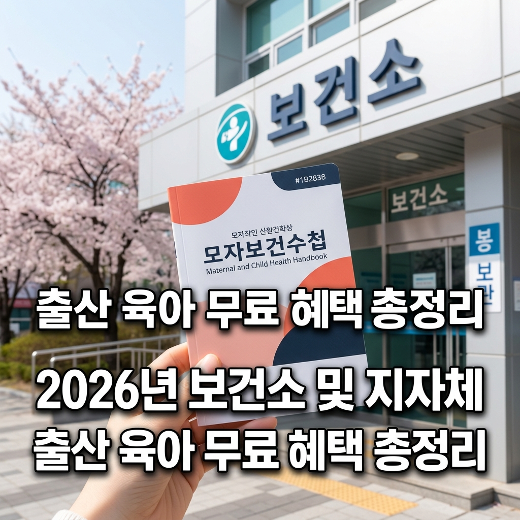 2026 육아 보건소 지자체 무료 혜택 절약 가이드