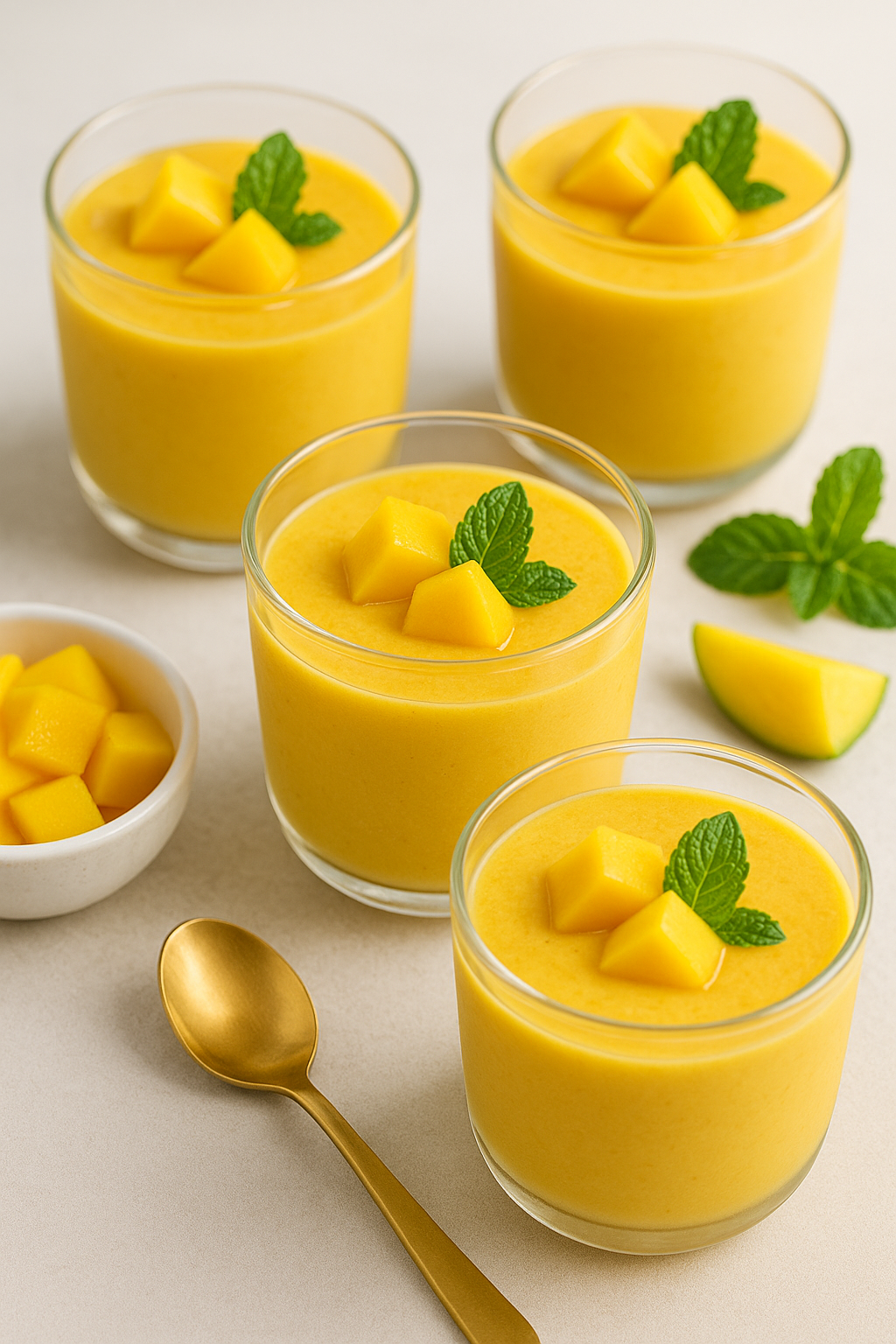 비건 망고 무스