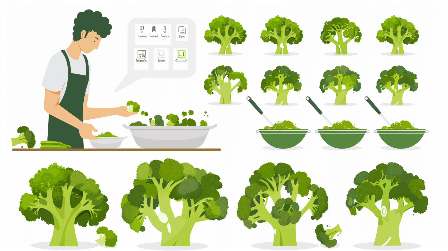 다양한-브로콜리-그림-이미지