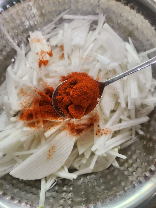 무생채양념