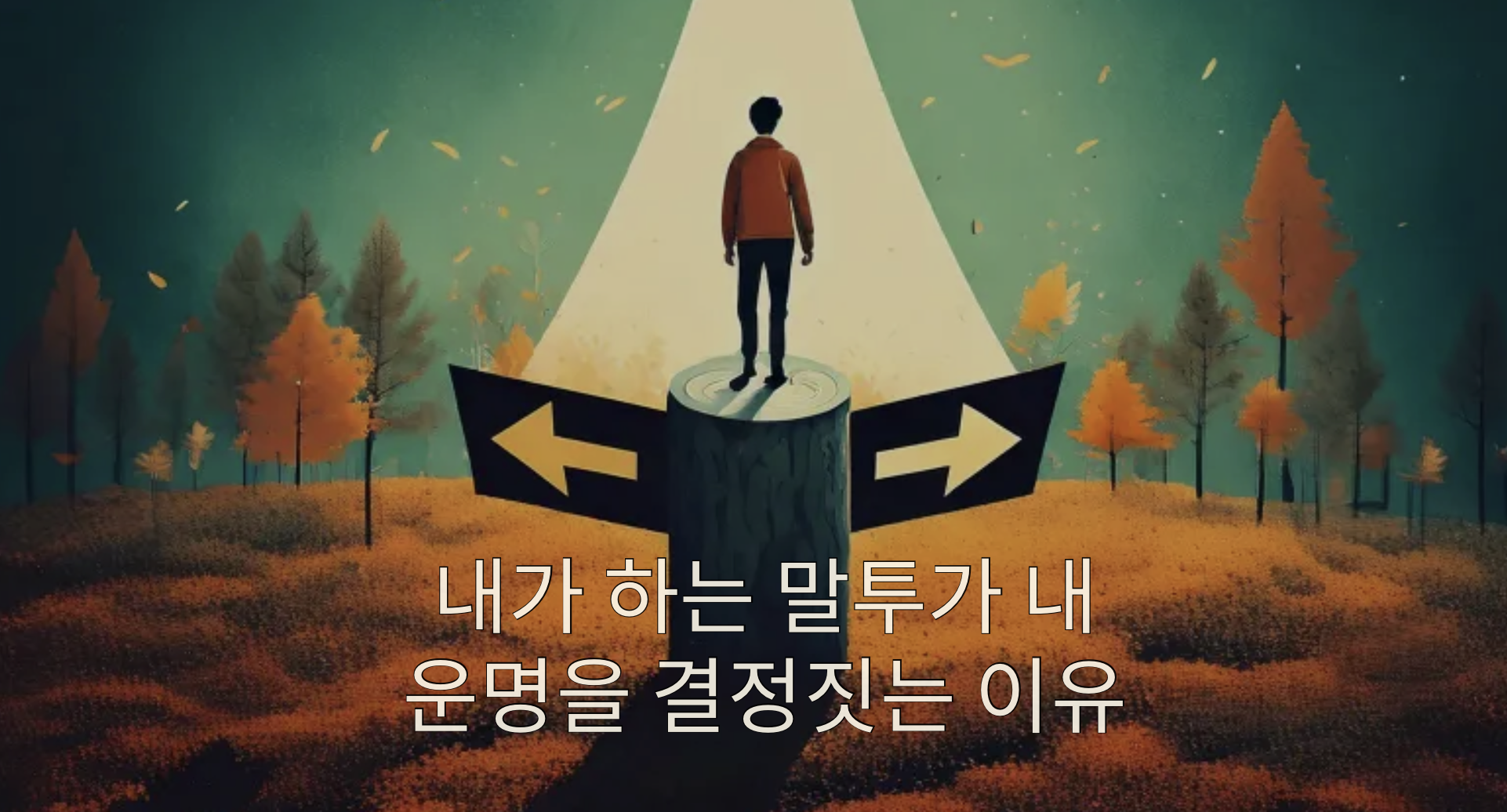 내가 하는 말투가 내 운명을 결정짓는 이유