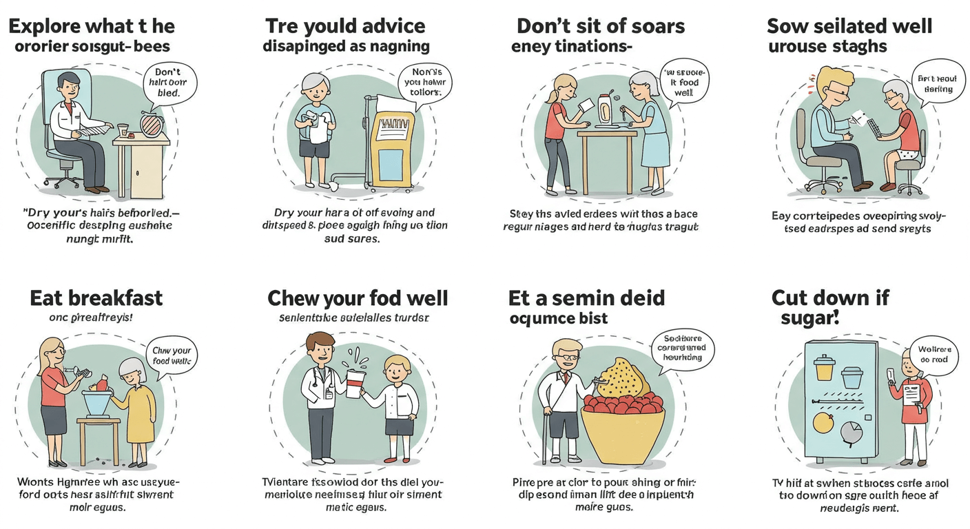 잔소리처럼 들린 과학적인 건강 조언