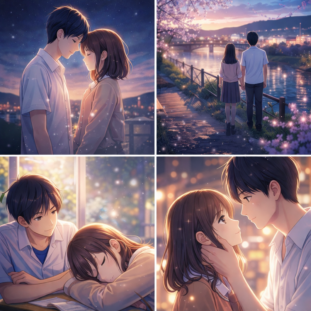 오늘 밤 세계에서 이 사랑이 사라진다 해도 애니메이션 이미지