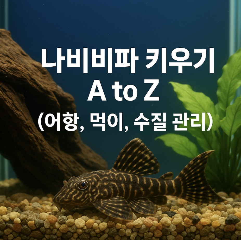 나비비파 키우기 A to Z (어항, 먹이, 수질 관리)