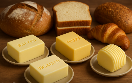 여러종류의 버터 이미지