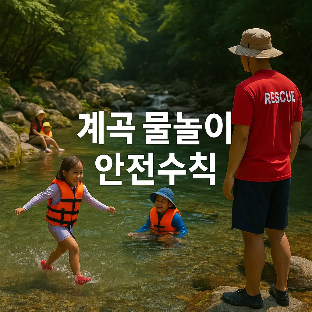 '계곡 물놀이 안전수칙' 썸네일