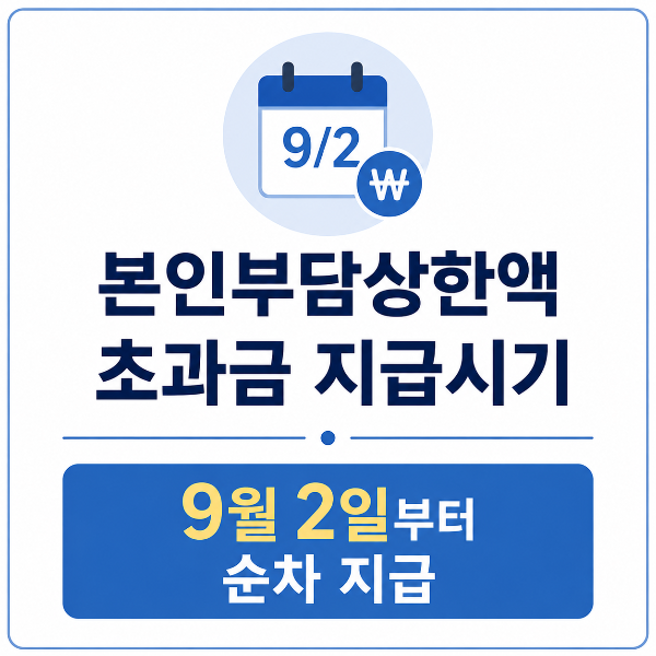본인부담상한액 지급 안내