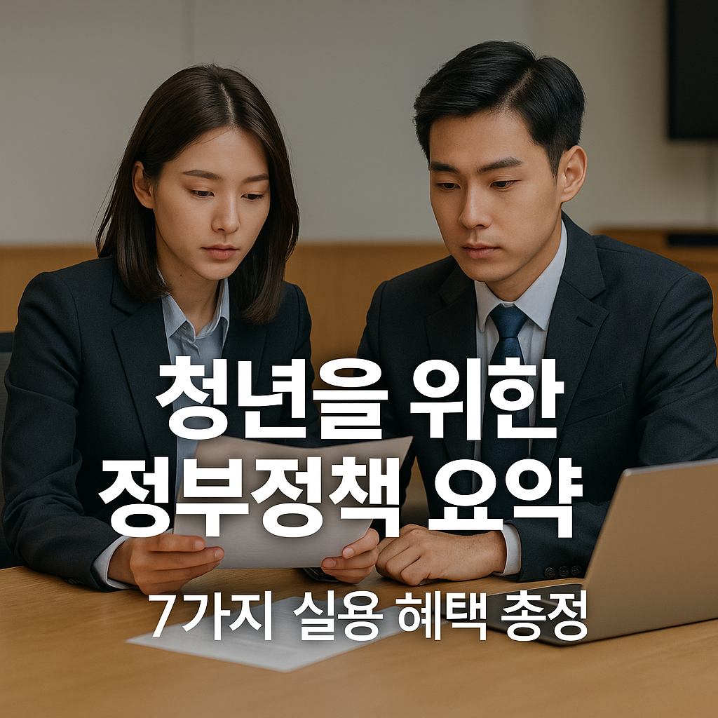 청년을 위한 정부 정책 요약