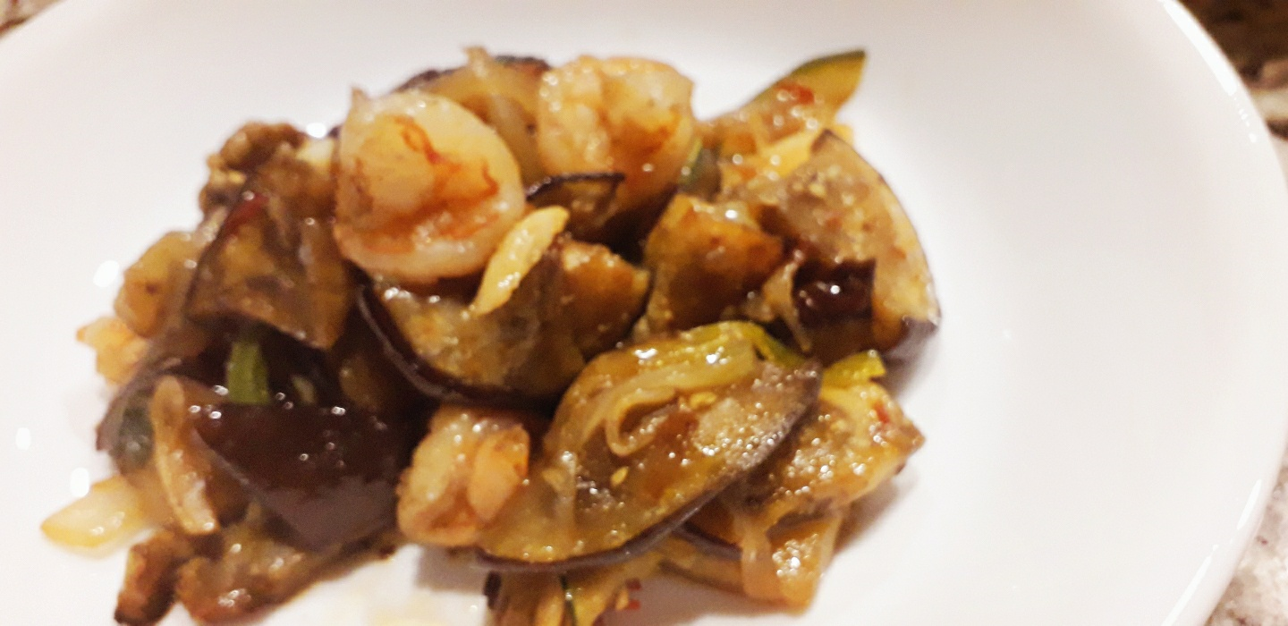 새우호박가지볶음