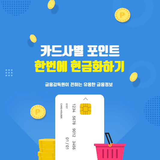 카드사별 포인트 한번에 현금화하는 방법