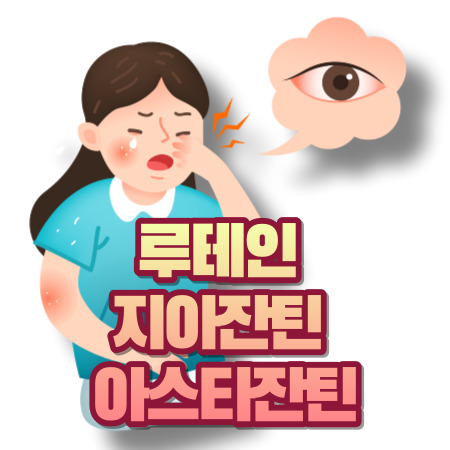 루테인 지아잔틴 아스타잔틴