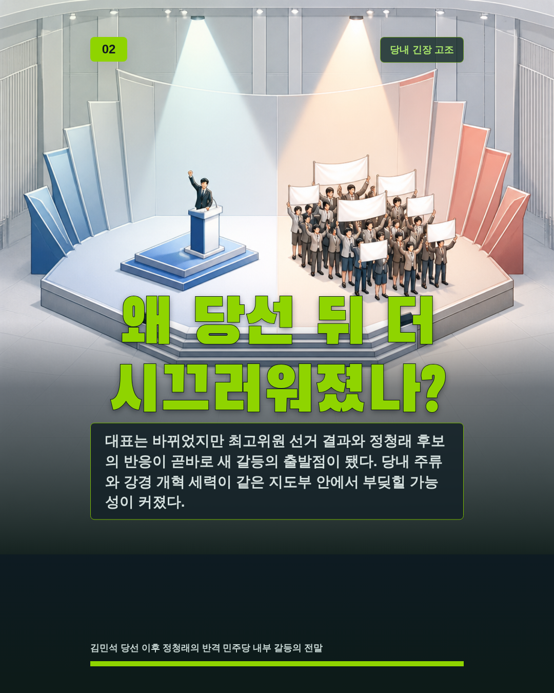 왜 당선 뒤 더 시끄러워졌나?