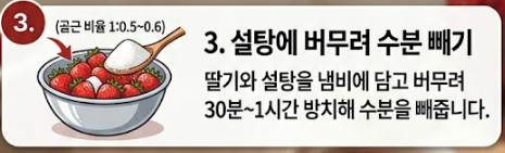 딸기쨈 만드는법