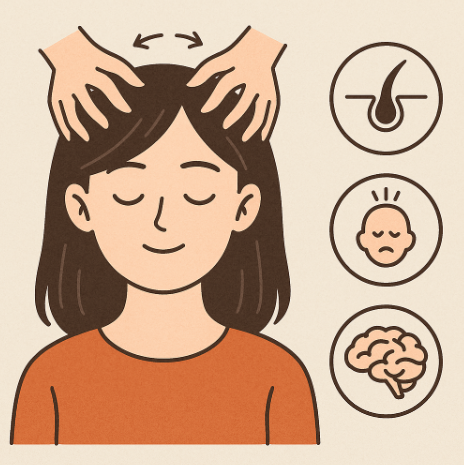 두피 마사지 효과 완벽 정리