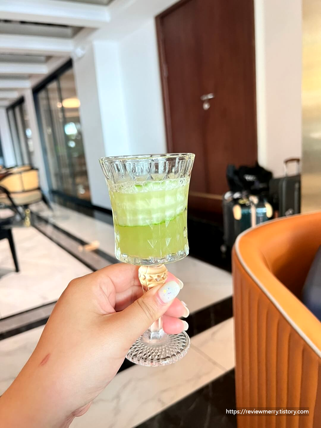 웰컴 칵테일 사진