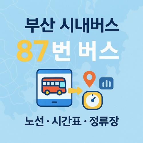 부산 87번 버스 노선 섬네일