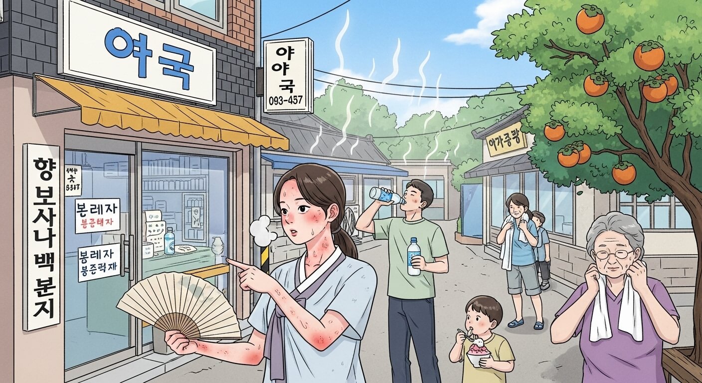 땀띠 가라앉히는 방법