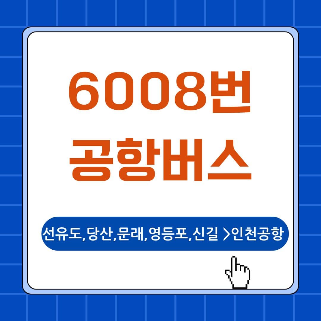 6008번 공항버스