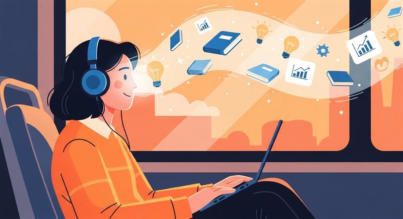 팟캐스트 들으며 출퇴근, 자투리 시간을 학습으로 채우는 법