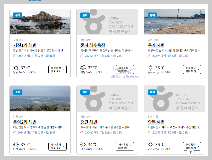 동해 해수욕장