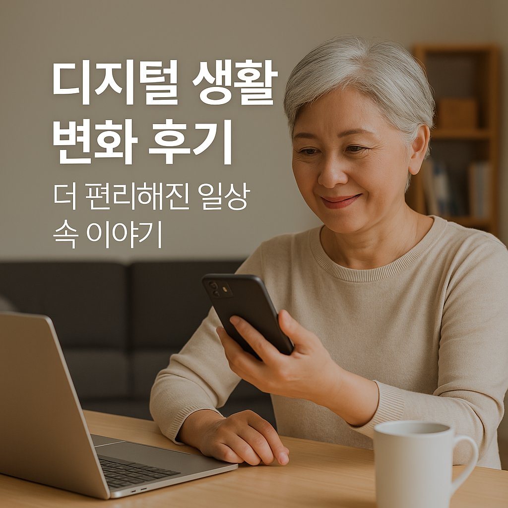 디지털 생활 변화 후기 – 더 편리해진 일상 속 이야기