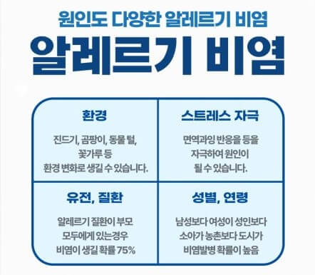 알레르기 비염 원인과 증상