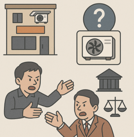 상가 냉난방기 소유권 분쟁