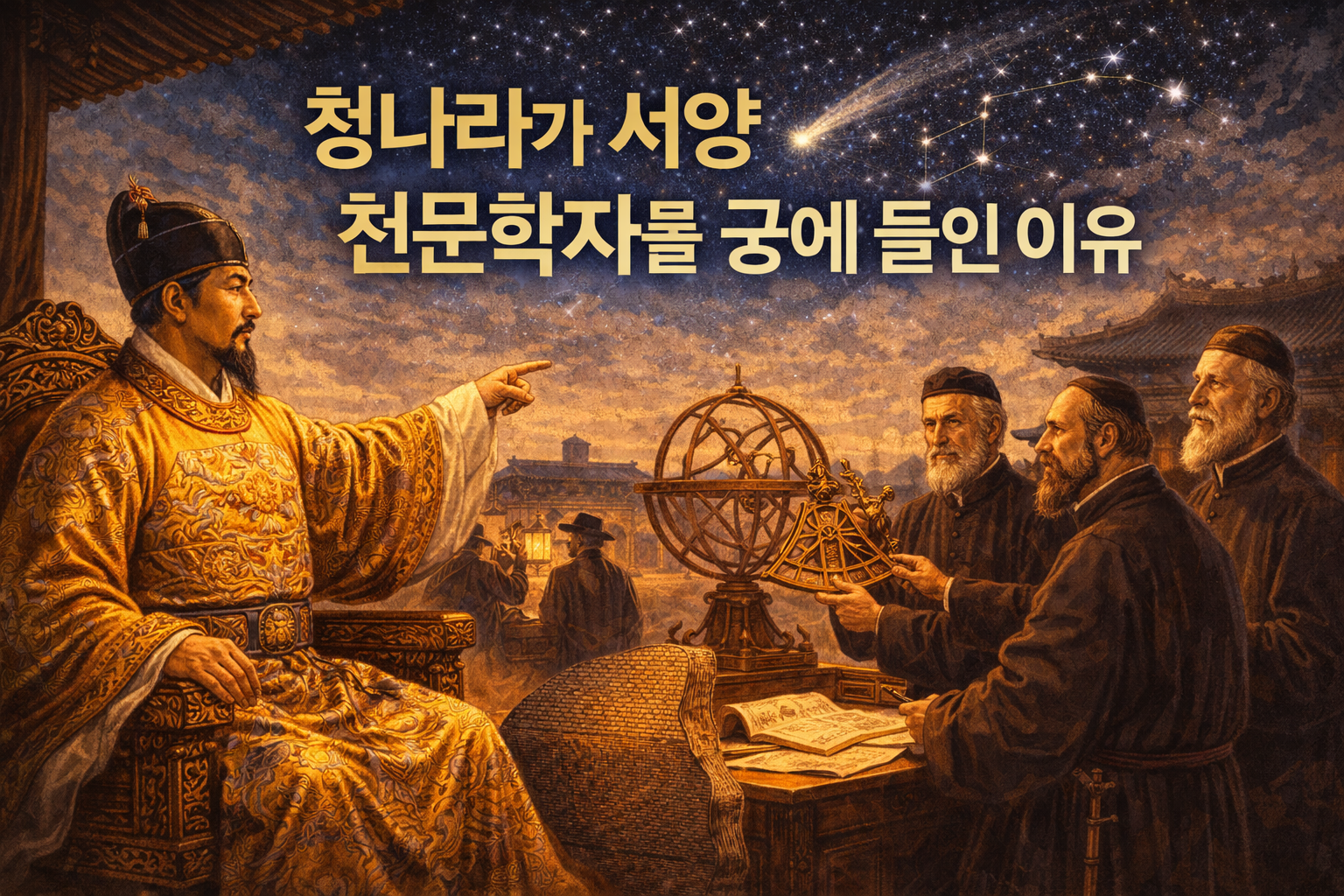 청나라가 서양 천문학자를 궁에 들인 이유