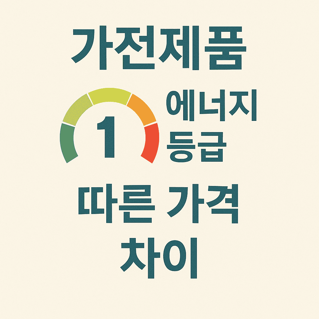 가전제품 에너지 요휼등급에 대한 대표 이미지