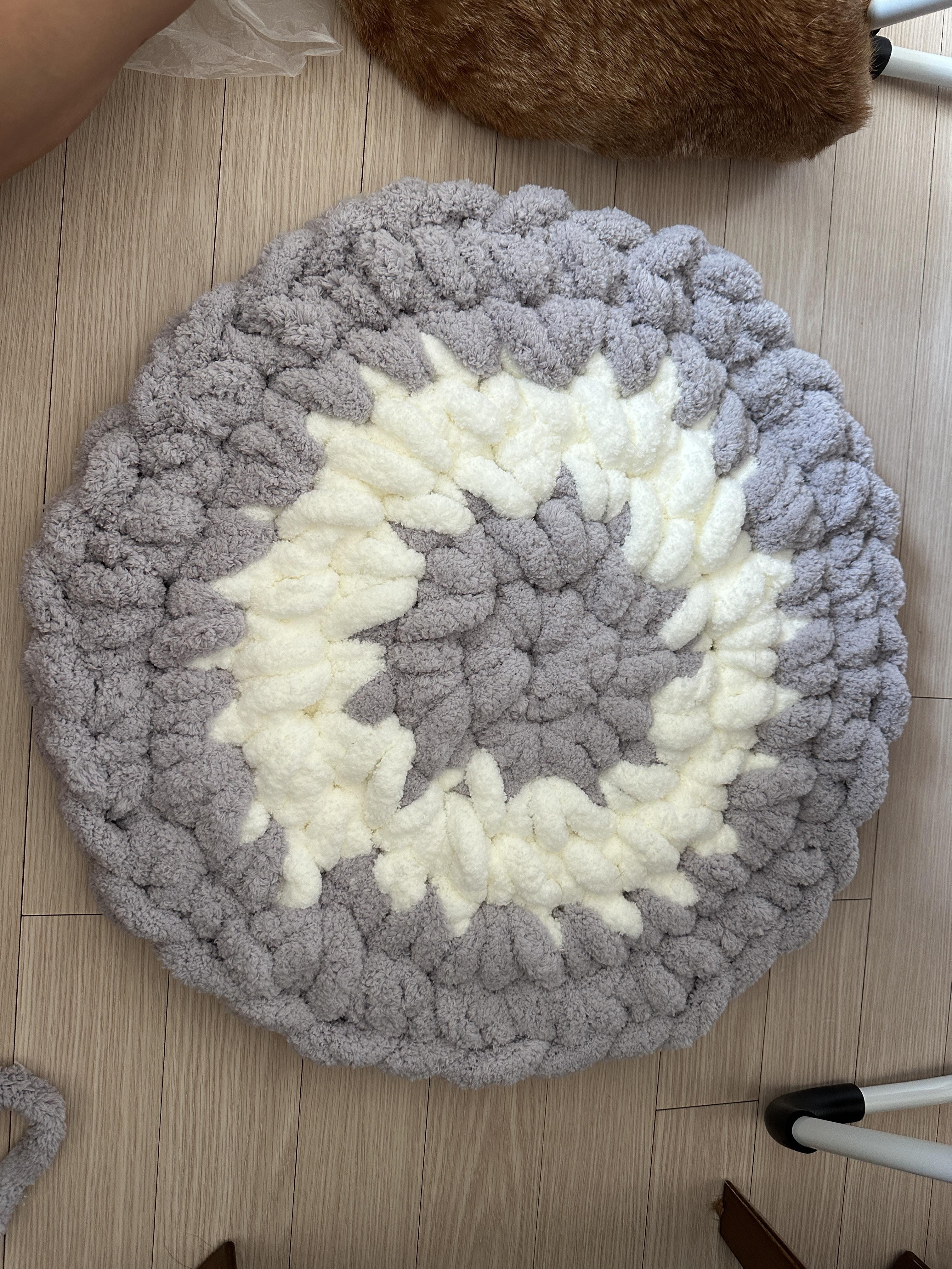 친정_엄마한테_만들어준_청키수면사_방석