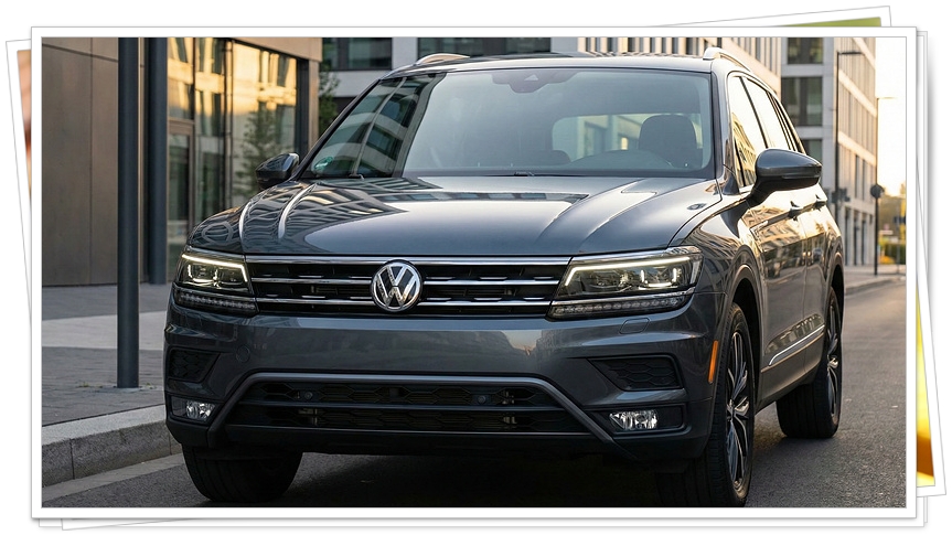 폭스바겐 티구안 2세대 모델의 세련된 디자인