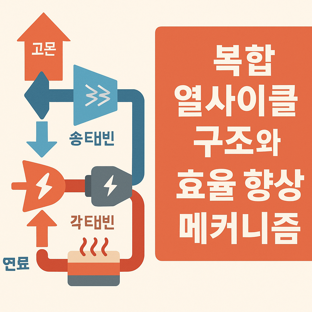 복합 열사이클 구조와 효율 향상 메커니즘