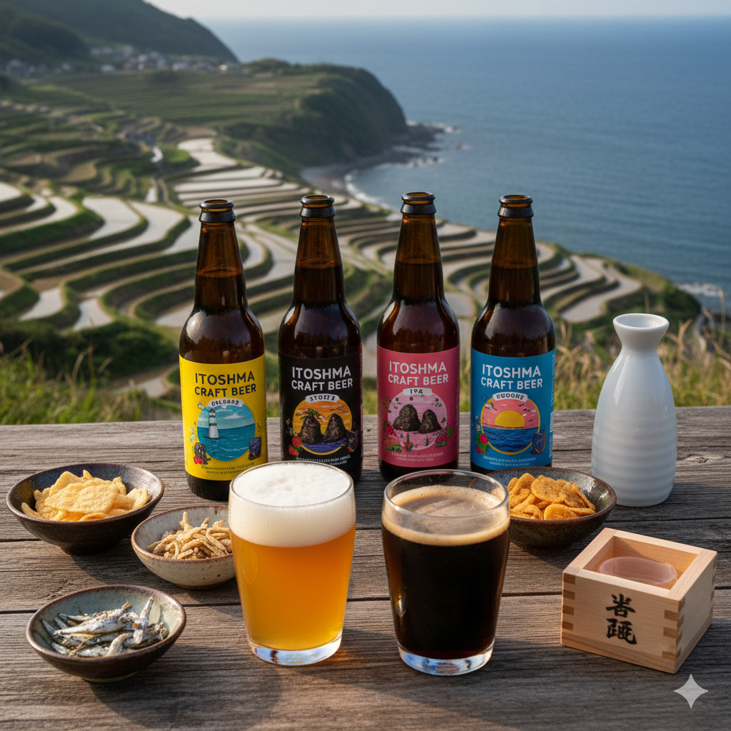 계절한정으로 나올수있는 이토시마 수제맥주