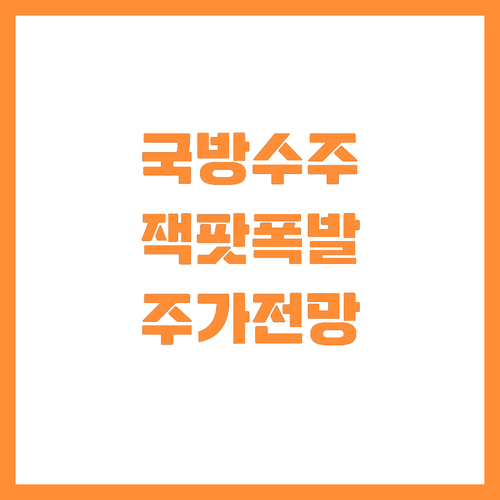 국방 기관 수주 잭팟 터진 실링크스컴..