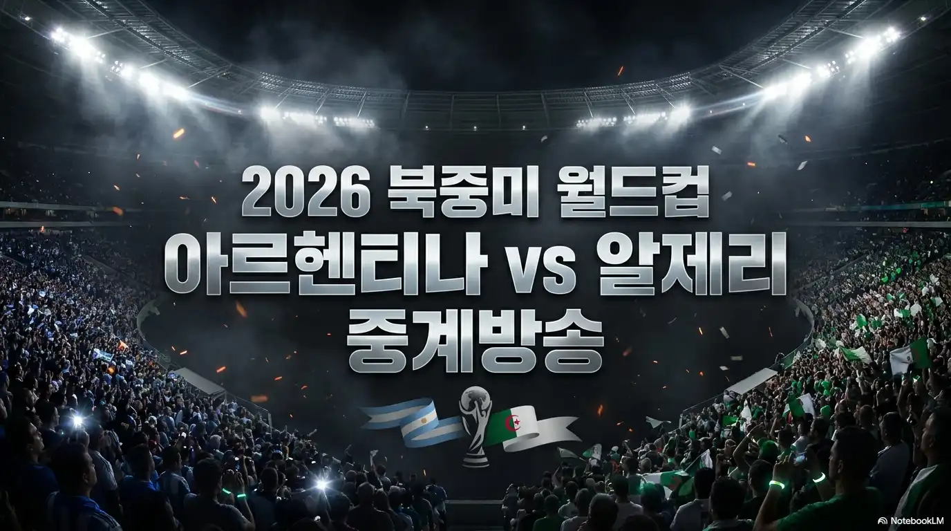 2026 북중미 월드컵 아르헨티나 vs 알제리 중계방송 안내 이미지