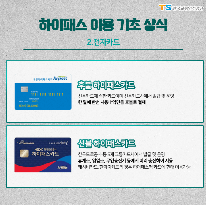 전자카드종류